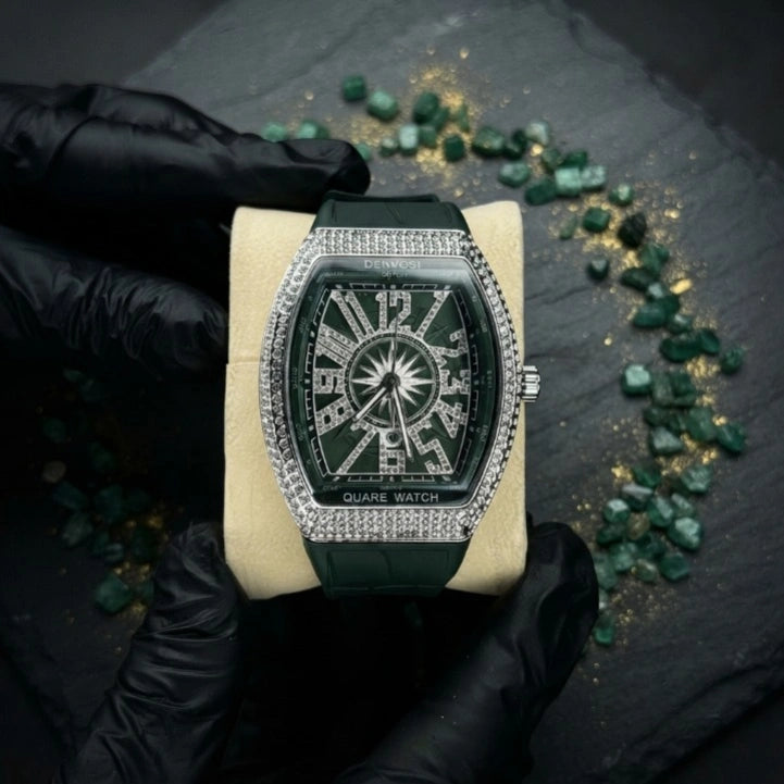 Luxury Rhinestone Quare Watch